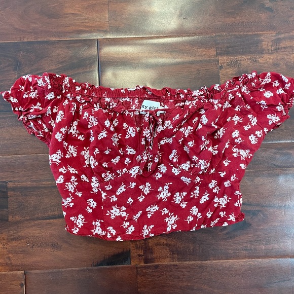 cropped blouse - Picture 1 of 3